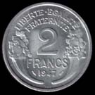 2 francs 1947